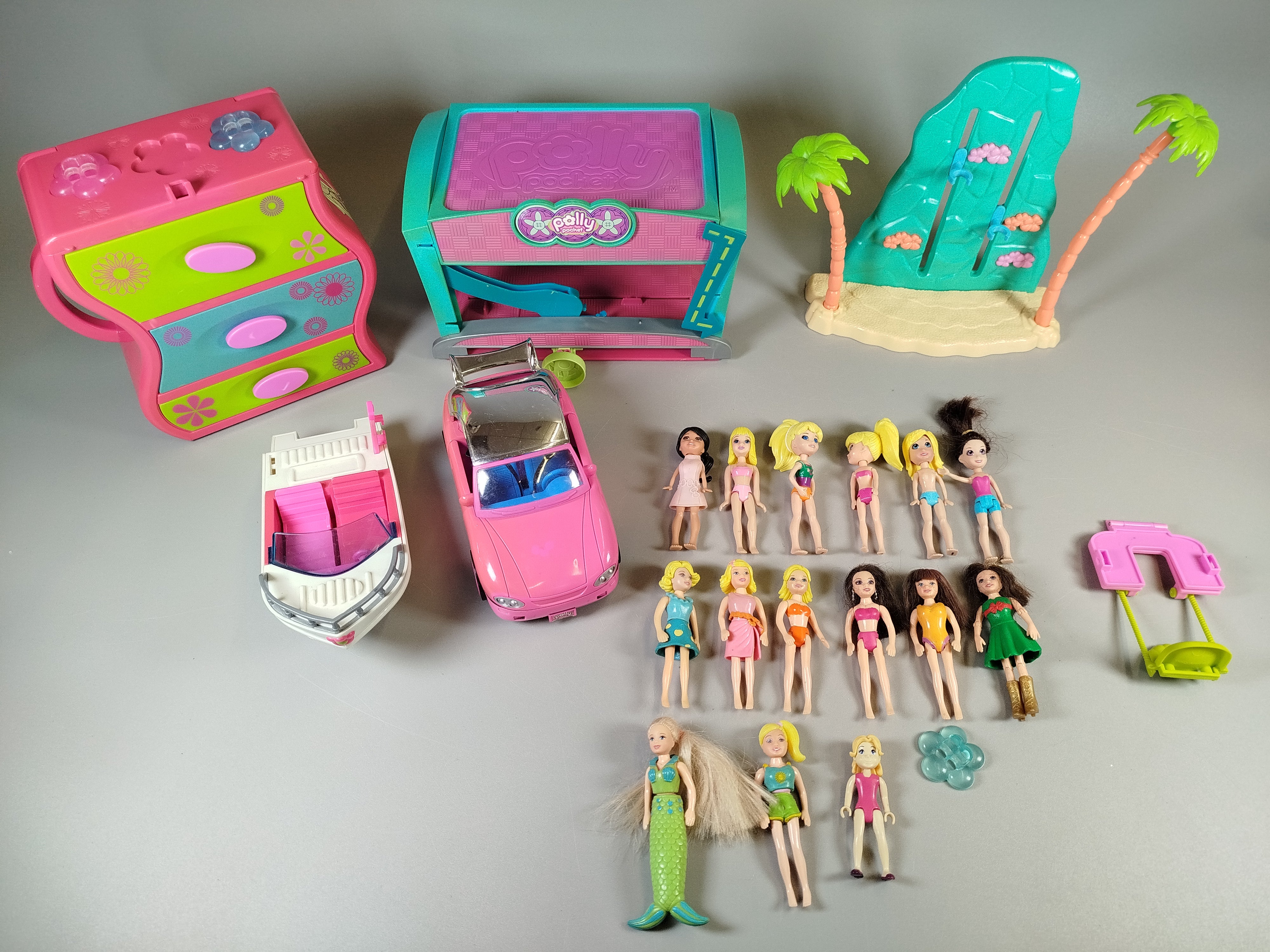 Polly Pocket Strand & Urlaub Set - Puppen und Accessoires